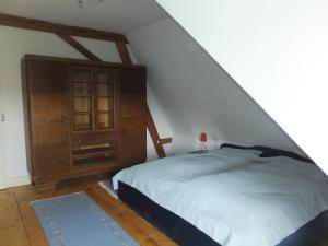 Posteľ alebo postele v izbe v ubytovaní Ferienwohnung im Zentrum