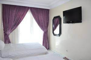 TV a/nebo společenská místnost v ubytování HOTEL SALIM + 16 fotografií