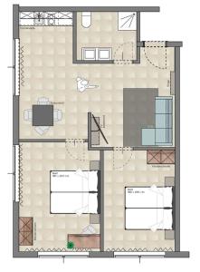 Půdorys ubytování TT Aparthotel Neuhofen