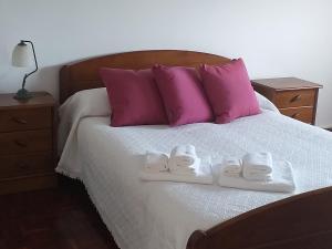 Ліжко або ліжка в номері Casa da Nanda