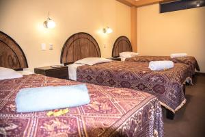 Кровать или кровати в номере HOSTAL MILAGROS INN - samary inn