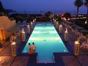 Kolam renang di atau di dekat Nishiizu Crystal View Hotel