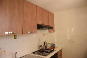 Η κουζίνα ή μικρή κουζίνα στο Ionio Sea Apartment