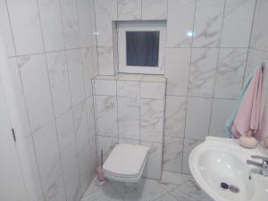 Koupelna v ubytování Studio apartman Matković