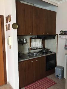 Kuchyň nebo kuchyňský kout v ubytování Casa di Paola mare Ardea