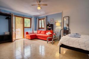 Giường trong phòng chung tại Casa las Torres B&B