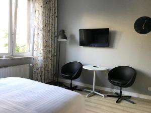 TV a/nebo společenská místnost v ubytování Apartment II GrayFor2 Old Town Kraków