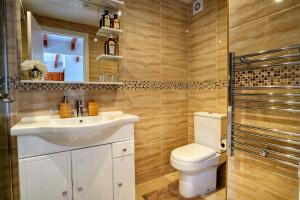 Phòng tắm tại Casa las Torres B&B