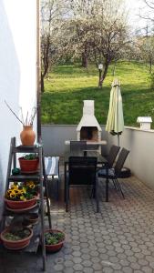 Zahrada ubytování Apartman Malina