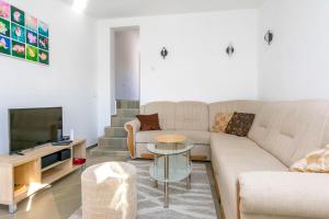 TV a/nebo společenská místnost v ubytování Apartments Lidija