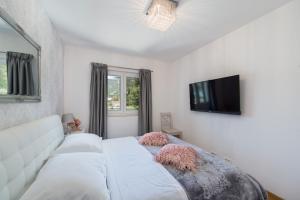 Posteľ alebo postele v izbe v ubytovaní Palma Luxury Apartment