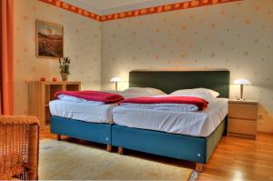 Postel nebo postele na pokoji v ubytování Zur Alten Schmiede