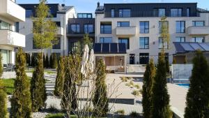 En have udenfor Luxury Apartment Malūno Vilos