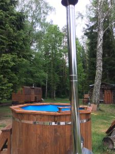 Bazén v ubytování Camping Jaunzāģeri nebo v jeho okolí