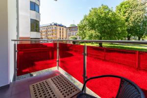 Balkón alebo terasa v ubytovaní Kolorowe Balkony - Stylowy Apartament nad Morzem by Noclegi Renters