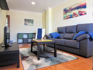 Posezení v ubytování Apartamento en centro de Fisterra