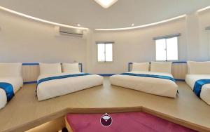 Letto o letti in una camera di Cicada said Greece Homestay