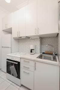 Kuchyňa alebo kuchynka v ubytovaní Central Park View Apartment