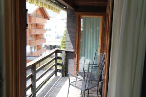 Balkón nebo terasa v ubytování Chalet Felderhof