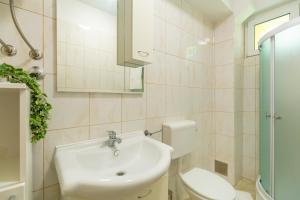 Koupelna v ubytování Apartments Vesna
