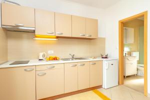 Kuchyň nebo kuchyňský kout v ubytování Apartments Vesna