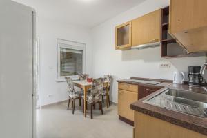 Kuchyň nebo kuchyňský kout v ubytování Holiday Home Jakob