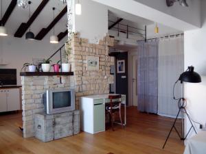 Η κουζίνα ή μικρή κουζίνα στο Noa - Apartment with soul
