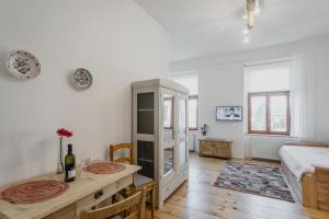 TV a/nebo společenská místnost v ubytování Apartmán 3, Suvorovova 158