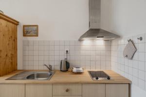 Kuchyň nebo kuchyňský kout v ubytování Apartmán 3, Suvorovova 158