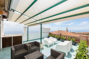 Balkón alebo terasa v ubytovaní Sweet Taormina Apartment