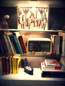 Knihovna v bed and breakfast