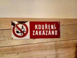 Certifikát, hodnocení, plakát nebo jiný dokument vystavený v ubytování Hornický penzion