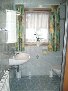 Koupelna v ubytování Landhaus Trinker
