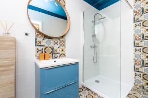 Kúpeľňa v ubytovaní Sleepway Apartments - Blue Dream + 12 fotografií