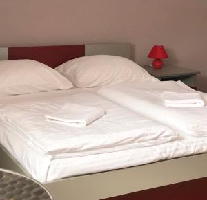 Ένα ή περισσότερα κρεβάτια σε δωμάτιο στο Guest House Aleksandra