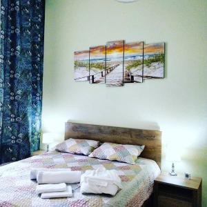 Posteľ alebo postele v izbe v ubytovaní CENTRAL Marienbad Apartaments