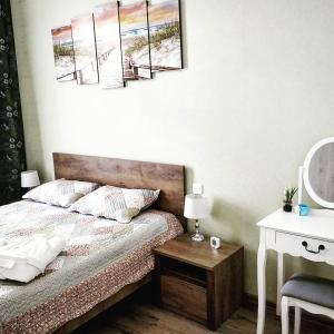Postel nebo postele na pokoji v ubytování CENTRAL Marienbad Apartaments