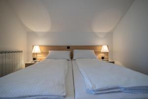 Posteľ alebo postele v izbe v ubytovaní Apartments and Room Robert