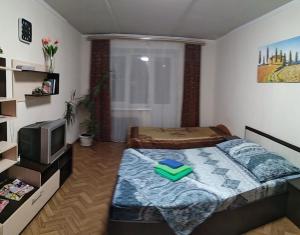 Krevet ili kreveti u jedinici u objektu Apartamenty Kirova 32-132