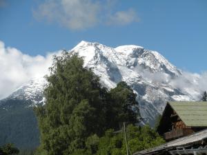 Widok na góry z tego pensjonatu