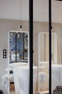 Koupelna v ubytování La Villa Guy & Spa - Teritoria