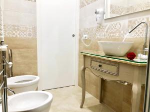 Koupelna v ubytování B&B Pompei Olympus