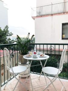 Balkón nebo terasa v ubytování B&B Pompei Olympus