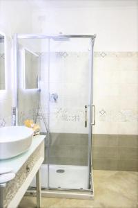 Koupelna v ubytování B&B Pompei Olympus