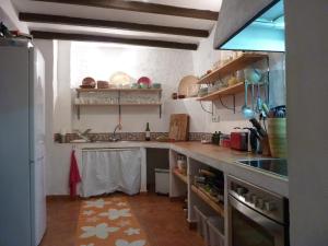 Majoituspaikan Casa de Luz keittiö tai keittotila