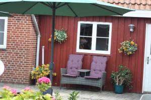 Zahrada ubytování Hostel Rudbøl