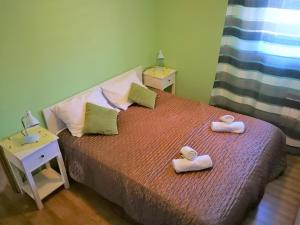 Cama o camas de una habitación en Apartments Romina- 50m from the Sea