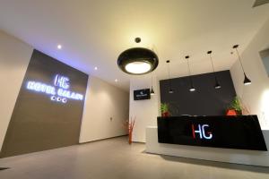 TV a/nebo společenská místnost v ubytování Hotel Galaxy
