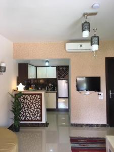 Kuchyň nebo kuchyňský kout v ubytování Apartment in Stella di Mare Hurghada