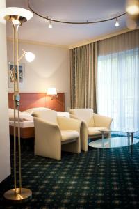 Prostor za sedenje u objektu Business-Hotel Stockinger